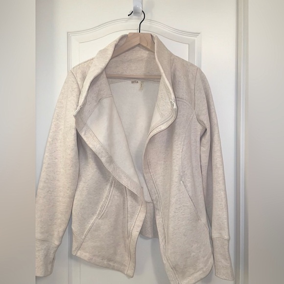 Zella Womens Zip Up - Medium (Oatmeal Color) - Picture 2 of 5